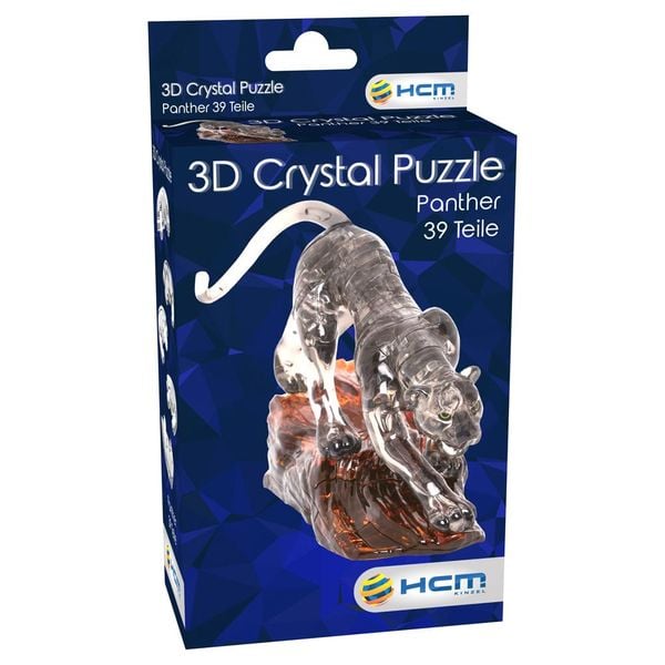 Produktbild: Crystal Puzzle - Panther - 39 Teile