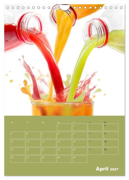 Produktbild: Buntes f&uuml;r die K&uuml;che (Wandkalender 2027 DIN A4 hoch), CALVENDO Monatskalender