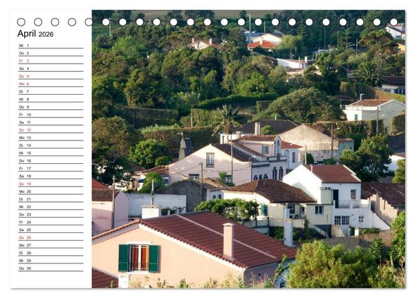 Produktbild: Azoren - S&atilde;o Miguel (Tischkalender 2026 DIN A5 quer), CALVENDO Monatskalender