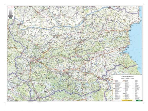 Produktbild: freytag & berndt Stra&szlig;enkarte Bulgarien 1:400.000