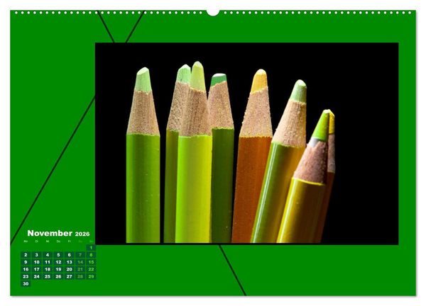 Produktbild: Heilende Farbe Gr&uuml;n (Wandkalender 2026 DIN A2 quer), CALVENDO Monatskalender