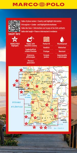 Produktbild: MARCO POLO Reisekarte Algarve, Portugal S&uuml;d 1:200.000