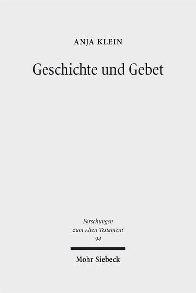 Produktbild: Geschichte und Gebet