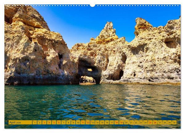 Produktbild: Algarve pur (Wandkalender 2026 DIN A2 quer), CALVENDO Monatskalender