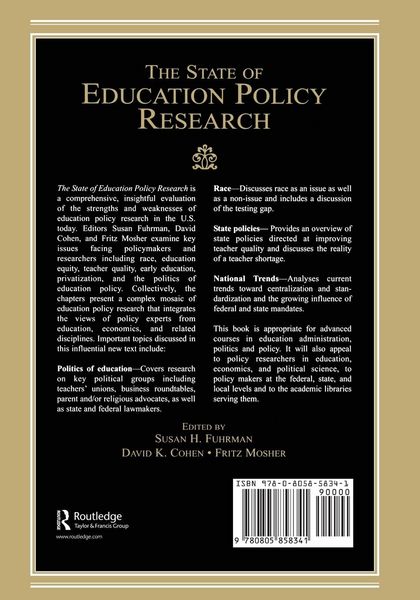 Produktbild: The State of Education Policy Research