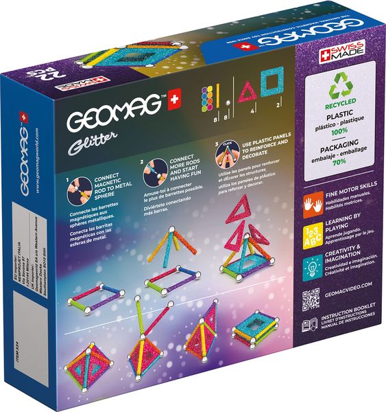 Produktbild: Geomag Glitter Panels Recycled 22