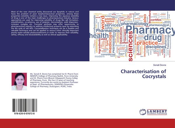 Produktbild: Characterisation of Cocrystals