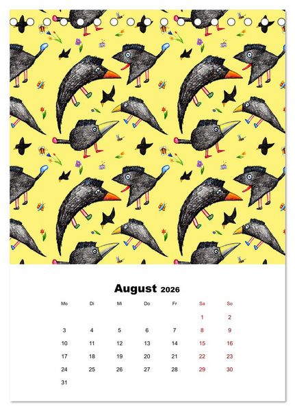 Produktbild: MUSTERMACKE (Tischkalender 2026 DIN A5 hoch), CALVENDO Monatskalender