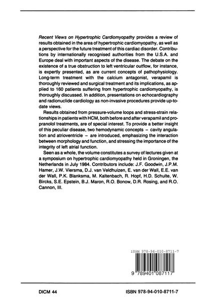 Produktbild: Recent Views on Hypertrophic Cardiomyopathy