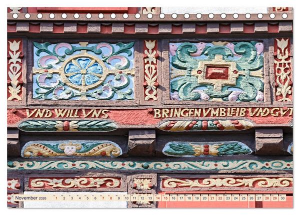 Produktbild: LEMGO - Weserrenaissance und Fachwerkromantik (Tischkalender 2026 DIN A5 quer), CALVENDO Monatskalender