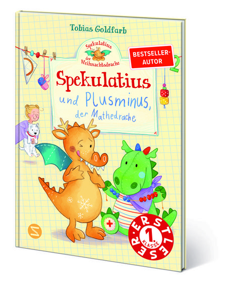 Produktbild: Spekulatius, der Weihnachtsdrache. Spekulatius und Plusminus, der Mathedrache