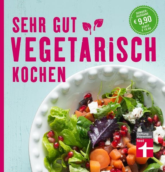 Sehr gut vegetarisch kochen, Taschenbuch von Christian Wrenkh, Stiftung Warentest, 9783868514568