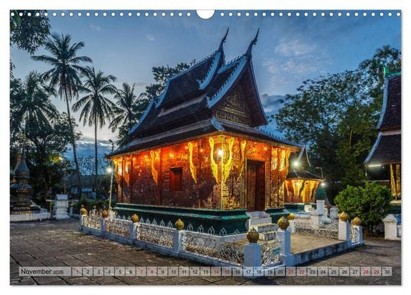 Produktbild: Laos - An den Ufern des Mekong (Wandkalender 2026 DIN A3 quer), CALVENDO Monatskalender