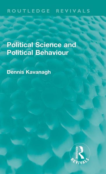 Produktbild: Political Science and Political Behaviour