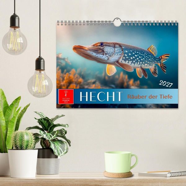 Produktbild: Hecht - J&auml;ger der Tiefe (Wandkalender 2027 DIN A4 quer), CALVENDO Monatskalender