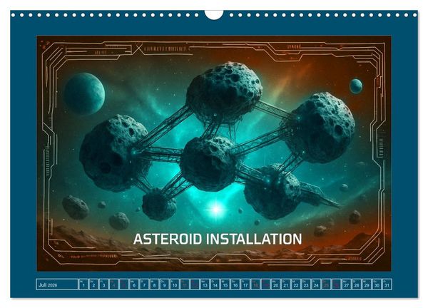 Produktbild: Intelligente Alientechnik (Wandkalender 2026 DIN A3 quer), CALVENDO Monatskalender