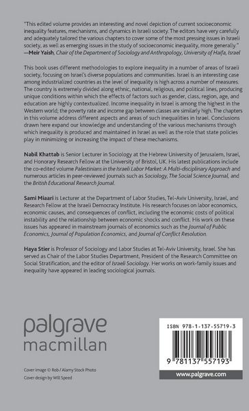 Produktbild: Socioeconomic Inequality in Israel