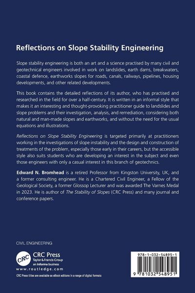 Produktbild: Reflections on Slope Stability Engineering