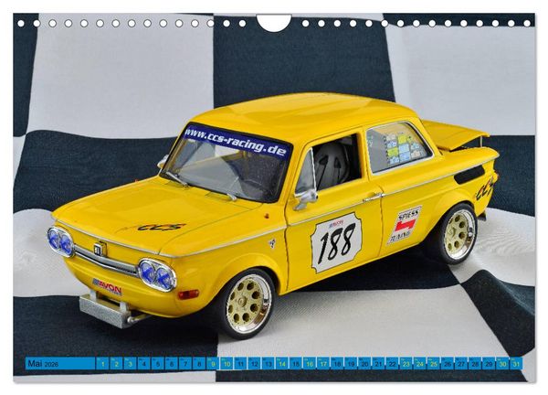 Produktbild: NSU TT CUP Auch im Kleinen ganz Gro&szlig; (Wandkalender 2026 DIN A4 quer), CALVENDO Monatskalender
