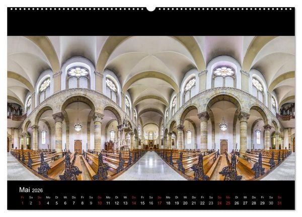 Produktbild: Kapellen, Kirchen und Kathedralen 2026 (hochwertiger Premium Wandkalender 2026 DIN A2 quer), Kunstdruck in Hochglanz