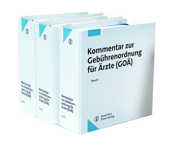 Produktbild: Kommentar zur Geb&uuml;hrenordnung f&uuml;r &Auml;rzte (GO&Auml;)