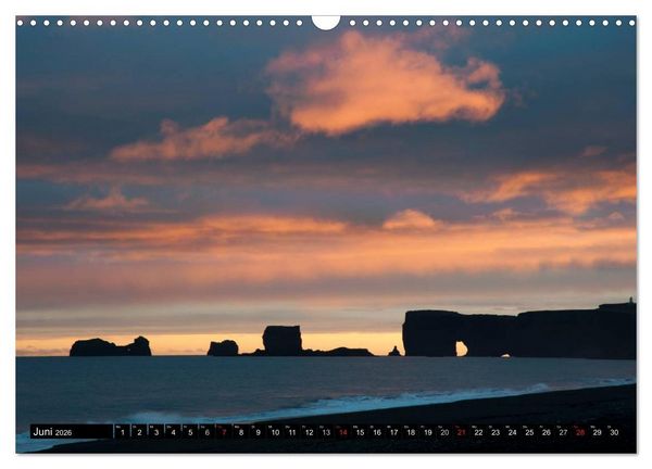 Produktbild: Island (Wandkalender 2026 DIN A3 quer), CALVENDO Monatskalender