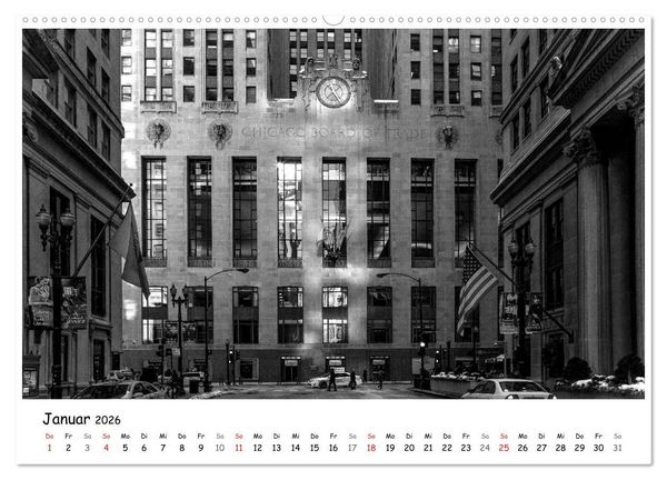 Produktbild: Chicago 2026 (Wandkalender 2026 DIN A2 quer), CALVENDO Monatskalender