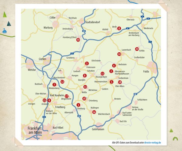 Produktbild: Wetterau & Vogelsberg. Wandern f&uuml;r die Seele