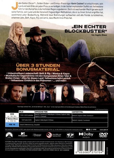 Produktbild: Yellowstone - Staffel 5 [7 DVDs]