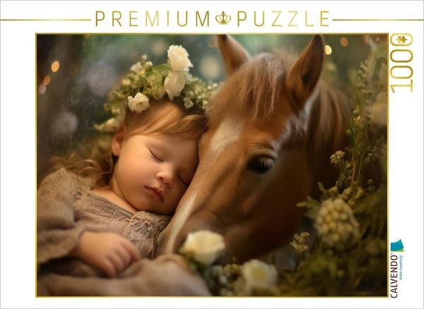 CALVENDO Puzzle Stilles Wiegenlied der Verbundenheit | 1000 Teile Lege-Größe 64x48cm Foto-Puzzle für glückliche Stunden