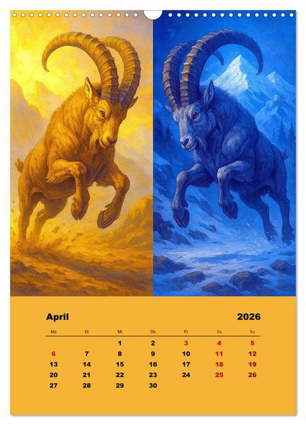 Produktbild: Spiegelwildnis (Wandkalender 2026 DIN A3 hoch), CALVENDO Monatskalender