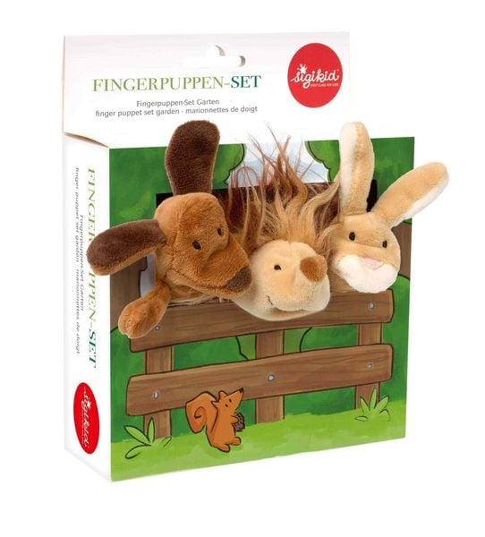 Produktbild: sigikid 43015 - Fingerpuppenset Garten, 3er Set