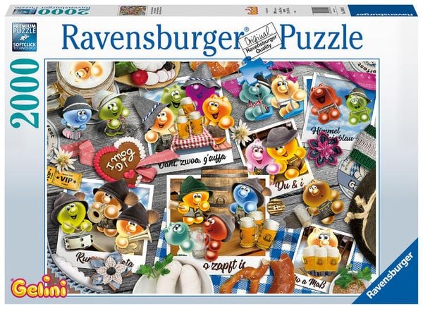 Puzzle Ravensburger Gelini auf dem Oktoberfest 2000 Teile