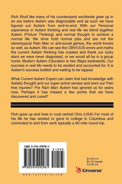Produktbild: Autism, Pre Rain Man