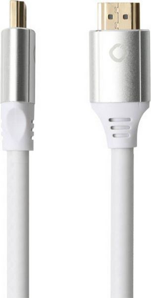 Produktbild: Oehlbach HDMI Anschlusskabel HDMI-A Stecker, HDMI-A Stecker 3.00 m Wei&szlig; D1C92494 8K UHD, vergoldete Steckkontakte HDMI-Kabel