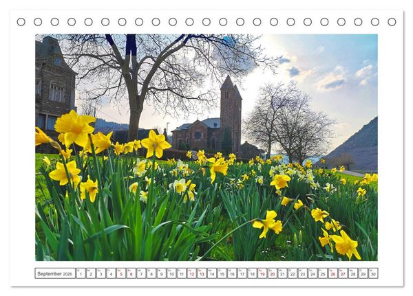 Produktbild: Die Mosel erwacht aus Ihrem Winterschlaf (Tischkalender 2026 DIN A5 quer), CALVENDO Monatskalender