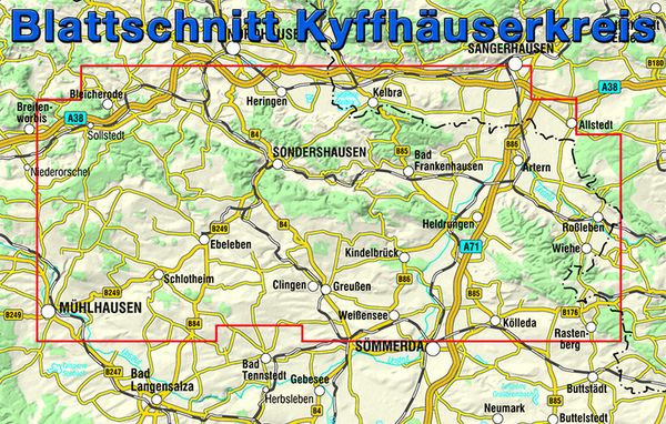 Produktbild: Kyffh&auml;userkreis mit GeoPark Kyffh&auml;user
