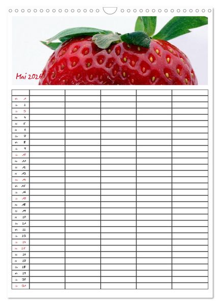 Produktbild: FOOD -Familienkalender (Wandkalender 2026 DIN A3 hoch), CALVENDO Monatskalender
