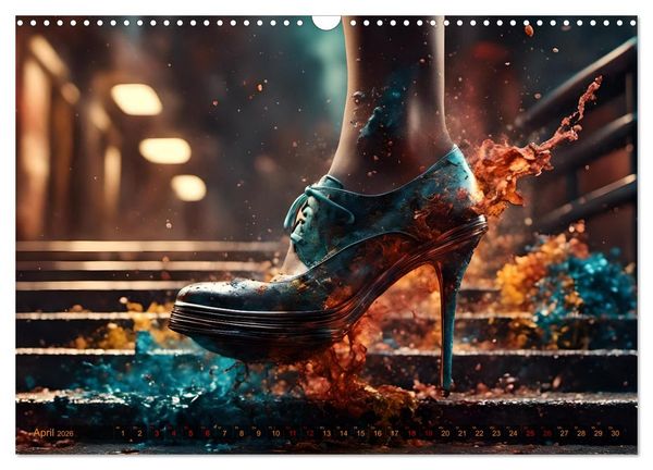 Produktbild: High Heels in Szene gesetzt (Wandkalender 2026 DIN A3 quer), CALVENDO Monatskalender