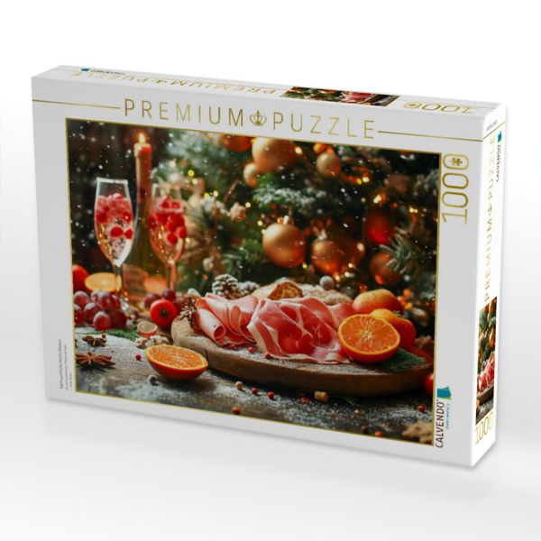 Produktbild: CALVENDO Puzzle Weihnachtliche K&ouml;stlichkeiten | 1000 Teile Lege-Gr&ouml;&szlig;e 64x48cm Foto-Puzzle f&uuml;r gl&uuml;ckliche Stunden