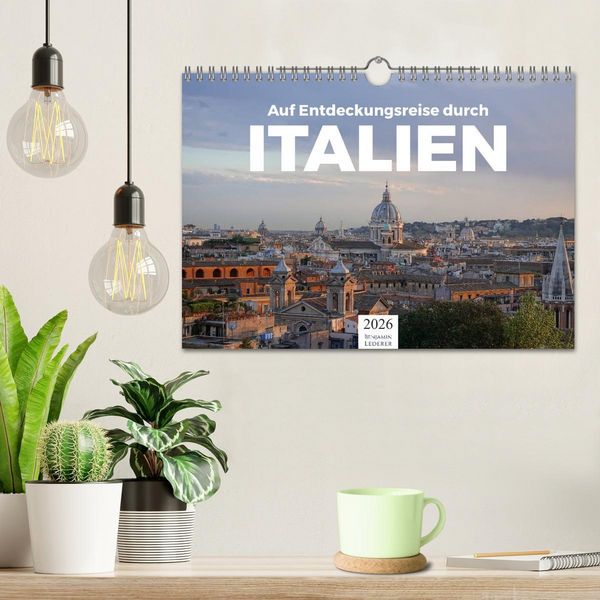 Produktbild: Auf Entdeckungsreise durch Italien (Wandkalender 2026 DIN A4 quer), CALVENDO Monatskalender