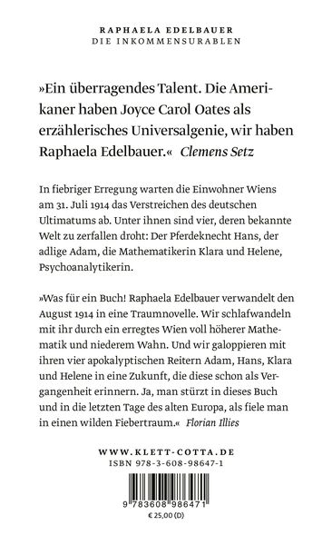 Produktbild: Die Inkommensurablen