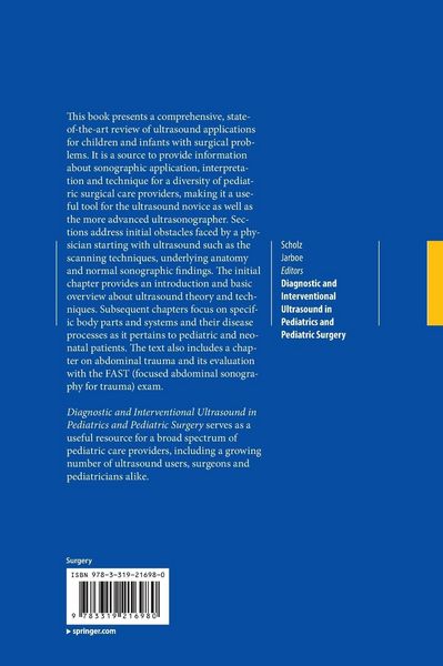 Produktbild: Diagnostic and Interventional Ultrasound in Pediatrics and Pediatric Surgery