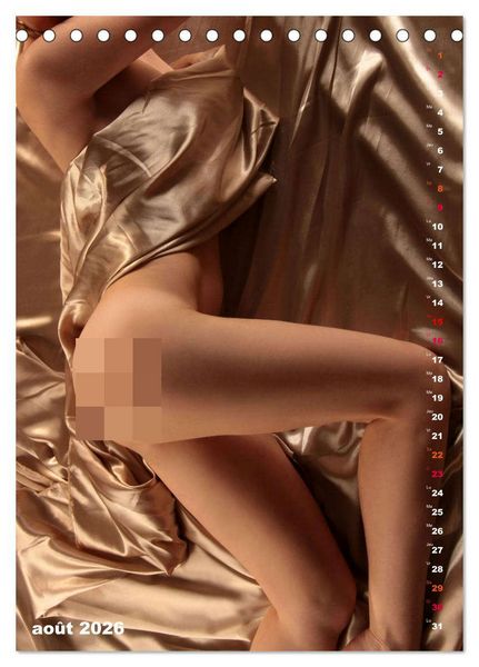 Produktbild: L'or nu (Calendrier de bureau 2026 DIN A5 horizontal), CALVENDO calendrier mensuel