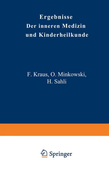 Produktbild: Ergebnisse der Inneren Medizin und Kinderheilkunde