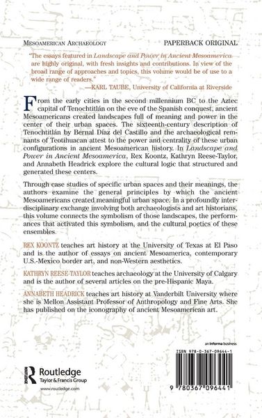 Produktbild: Landscape And Power In Ancient Mesoamerica