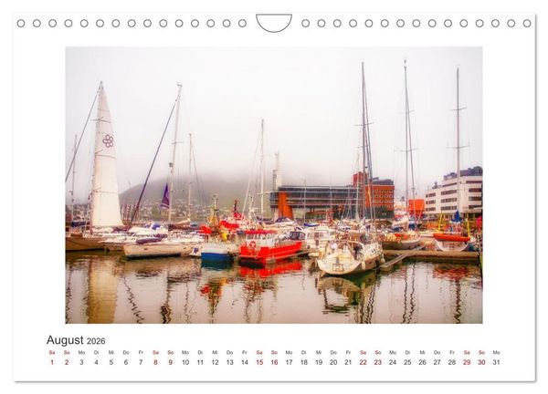 Produktbild: Norwegens K&uuml;stenst&auml;dte (Wandkalender 2026 DIN A4 quer), CALVENDO Monatskalender