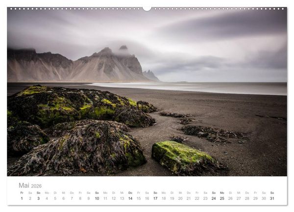 Produktbild: Island - Iceland Impressionen (Wandkalender 2026 DIN A2 quer), CALVENDO Monatskalender