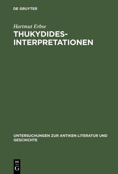 Produktbild: Thukydides-Interpretationen