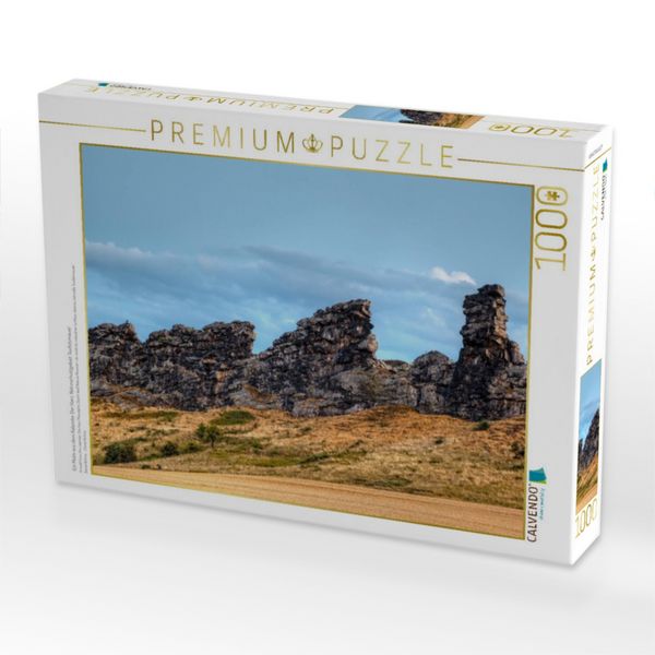 Produktbild: CALVENDO Puzzle Ein Motiv aus dem Kalender Der Harz, Naturschutzgebiet Teufelsmauer | 1000 Teile Lege-Gr&ouml;&szlig;e 64x48cm Foto-Puzzle f&uuml;r gl&uuml;ckliche Stunden